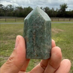 Polished Aventurine Stone Point Tower